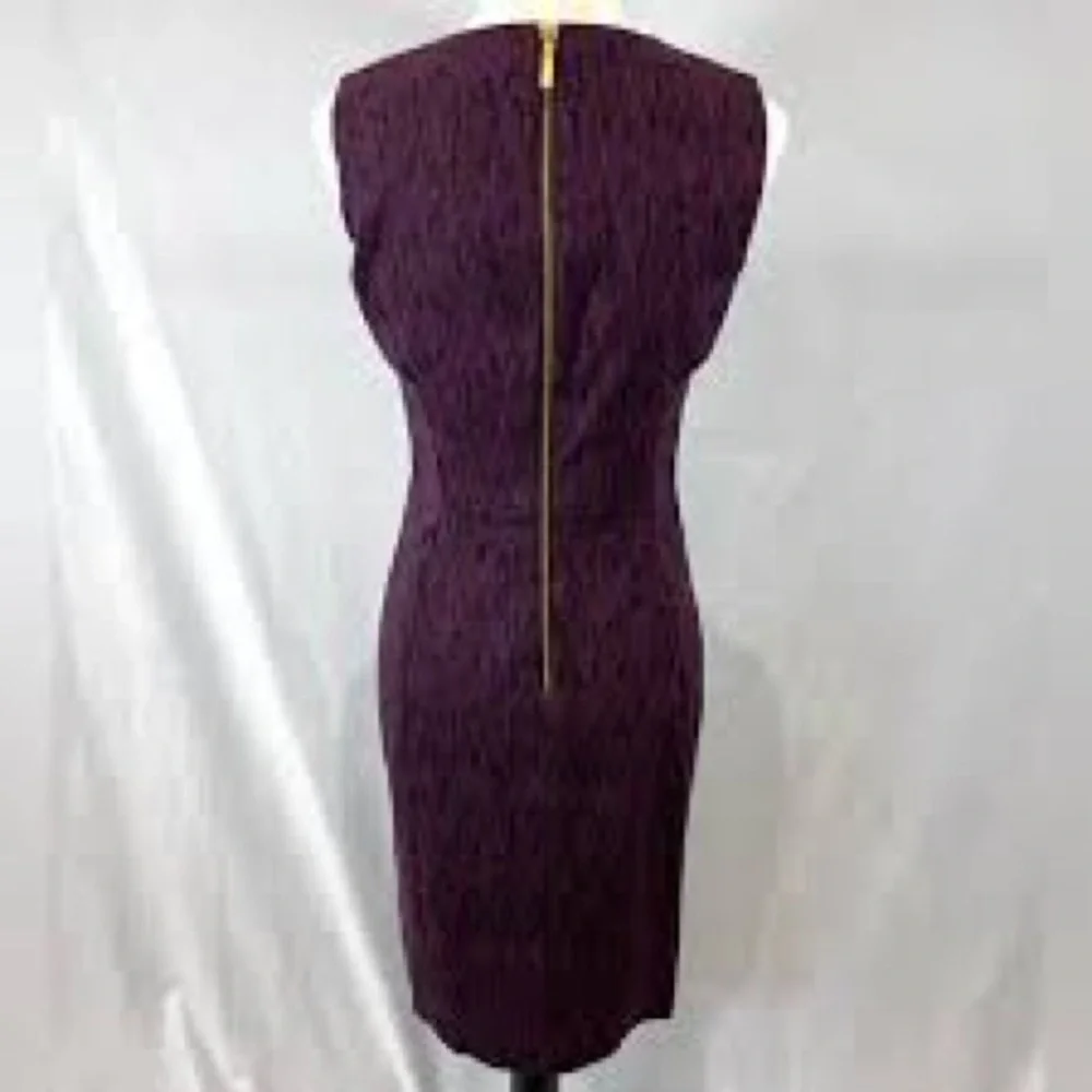 Calvin Klein Purple Midi Dress - Picture 2 of 6